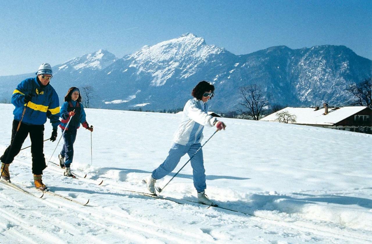 Apartmán Gaestehaus Faerbinger Bayerisch Gmain Exteriér fotografie