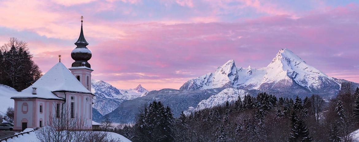 Apartmán Gaestehaus Faerbinger Bayerisch Gmain Exteriér fotografie